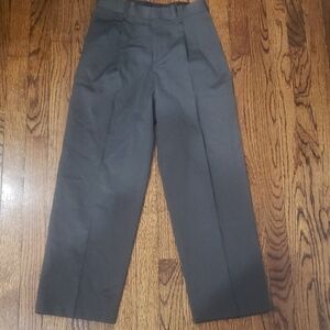 Arrow Kid's Dark Green Brown Dress Pants